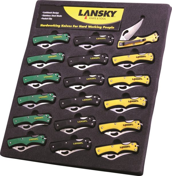 Small Lockback Knife Display 18pc