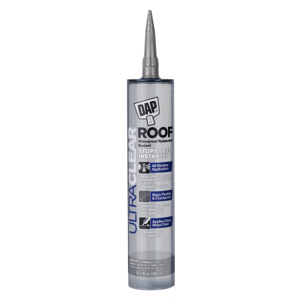 10.1oz Ultra Clear Roof Waterproof Rubberized Sealant