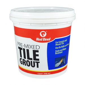 TILE GROUT, PRE-MIXED