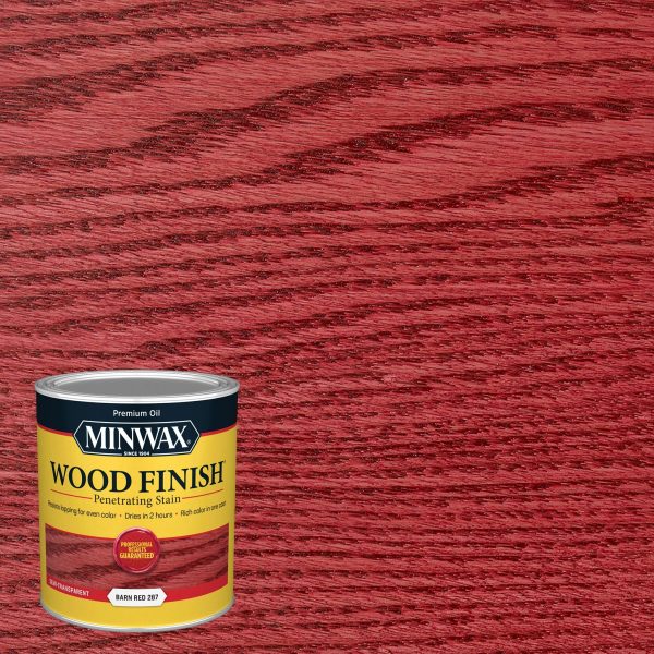 Quart- Wood Finish, #287 Barn Red