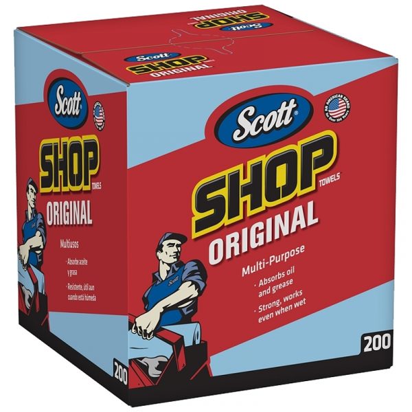 Scott Blue Shop Towels 200/Box