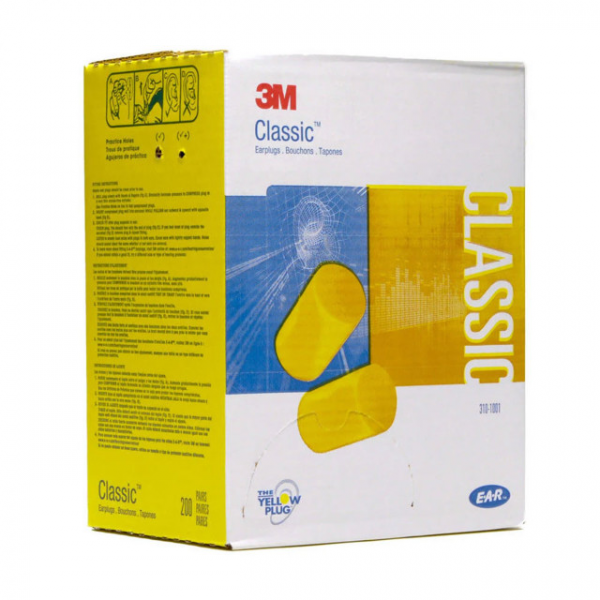 Foam Classic Ear Plugs 310-1001- 200 Pairs