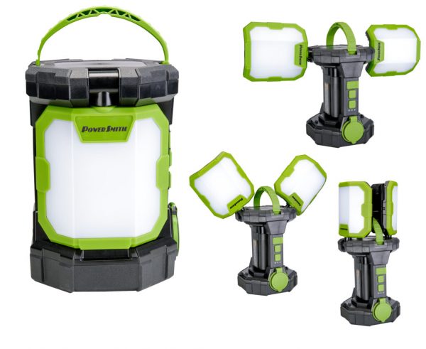 Voyager Jobsite Lantern 3-Way Power, 5000 Lumens