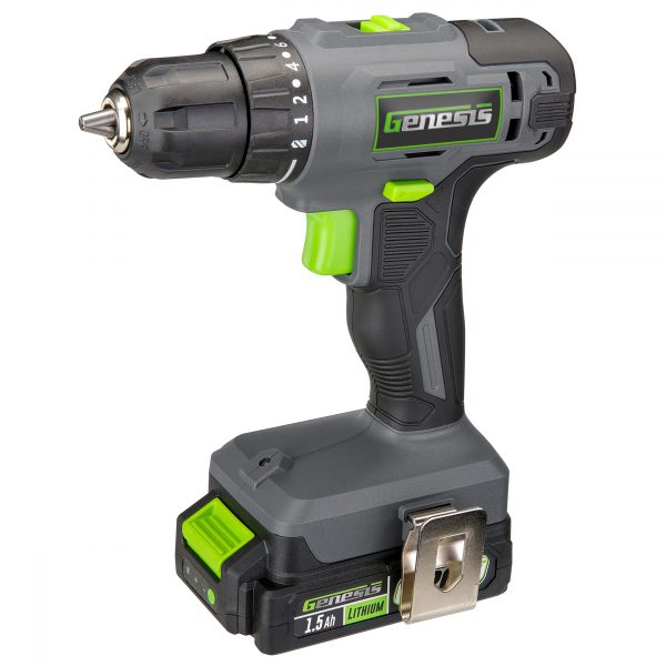 Genesis 20V 2-SPEED ⅜” DRILL/DRIVER