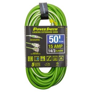 50' 14/3 AWG Rubber Jacket Extension Cord