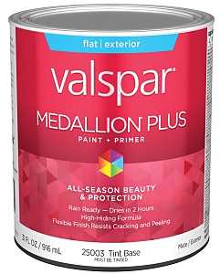 Quart Medallion Plus Exterior Flat, Tint Base