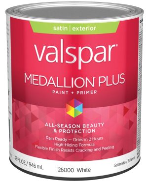 Gallon Medallion Plus Exterior, Satin White