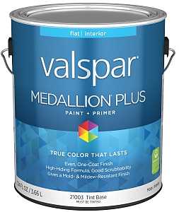 Gallon Medallion Plus, Interior Latex Flat, Tint Base