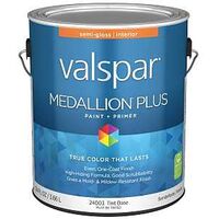 Gallon Medallion Plus, Interior Latex Semi-Gloss, Tint Base