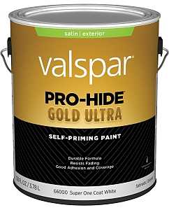Gallon Pro-Hide Gold Ultra Exterior Satin 1 Count White