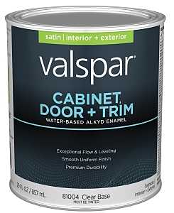 Gallon Cabinet Door & Trim Interior Satin Clear