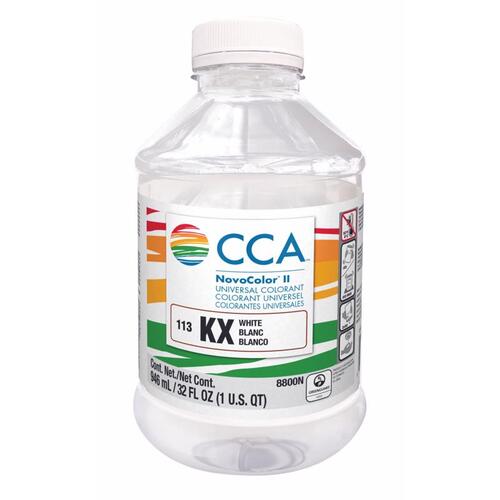 Quart CCA NovoColor II Universal Colorant KX White