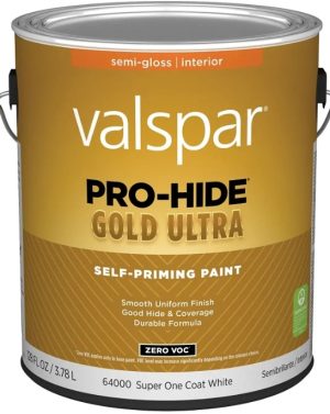Gallon Pro-Hide Gold Ultra Interior Semi-Gloss 1-Coat White