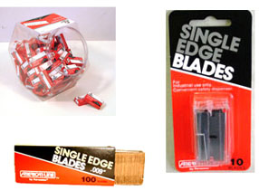 Single Edge Blades