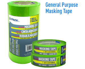 Gen Purpose Masking Tape Blue Dolphin