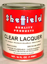 SHEFFIELD CLEAR LACQUER