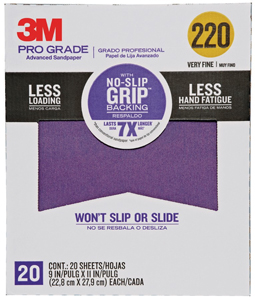 NO-SLIP BACKING SANDPAPER