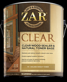 ZAR CLEAR SEALER & TONER