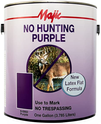 No Hunting Purple